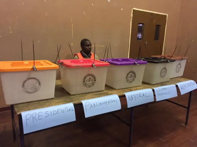 Ballot boxes