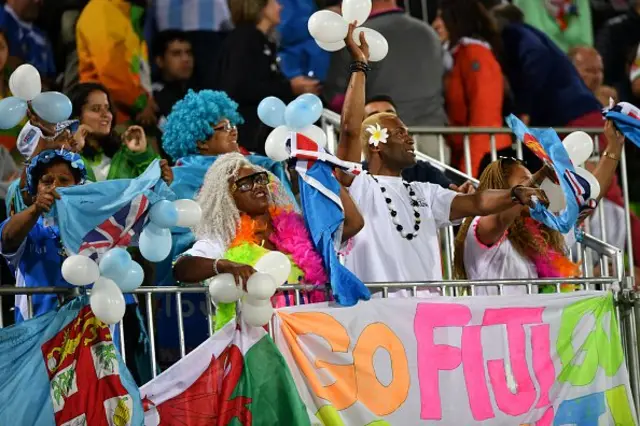 Fiji celebrate