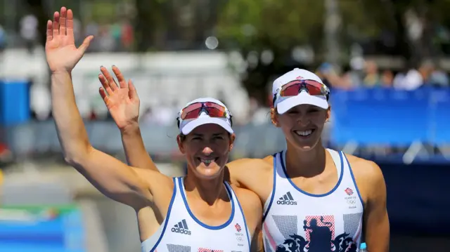 Katherine Grainger and Vicky Thornley