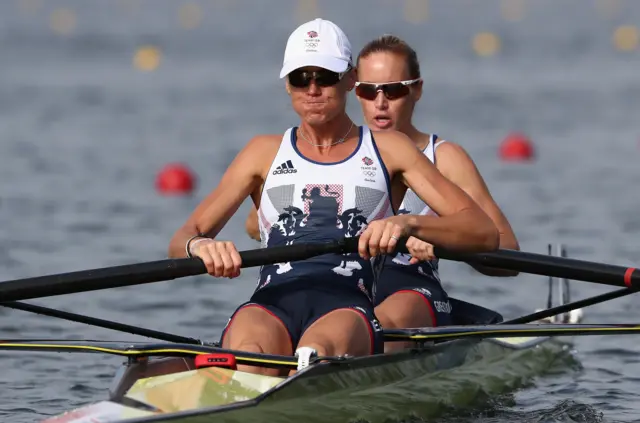 Helen Glover and Heather Stanning