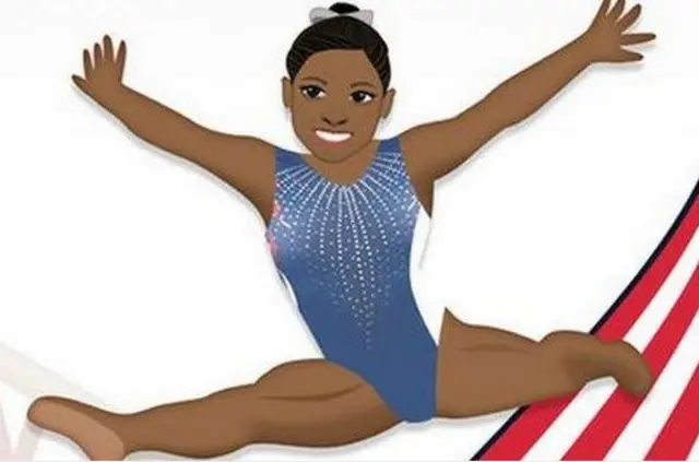 Simone Biles emoji