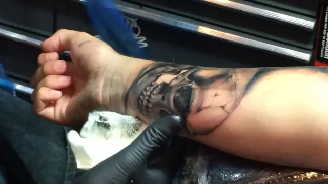 Arm tattoo