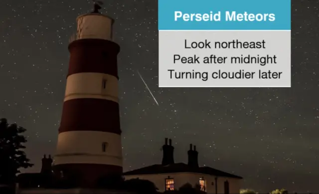 Perseid meteor caption