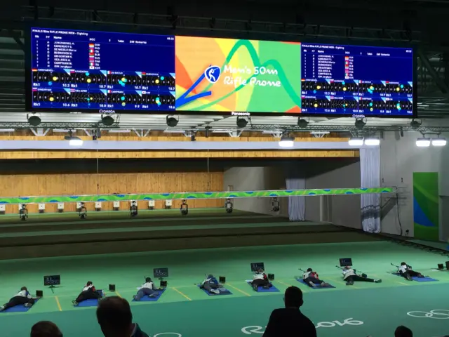 50m prone Olympic final range