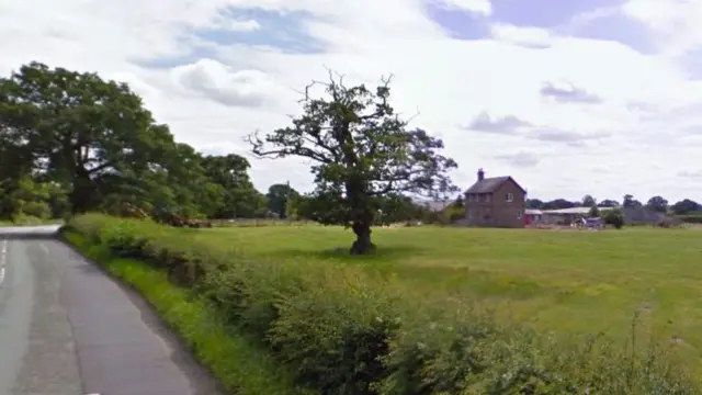 Lane off Broad Lane near Nantwich