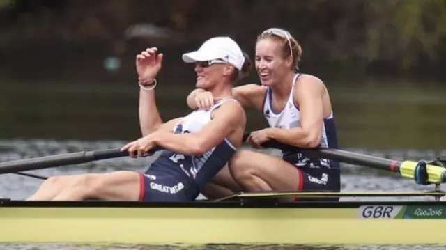 Helen Glover and Heather Stanning