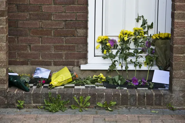 Floral tributes