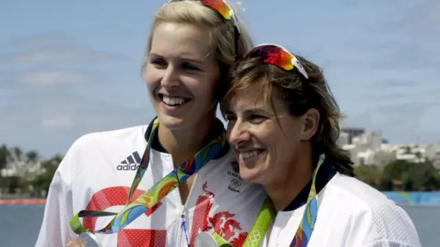 Katherine Grainger and Victoria Thornley