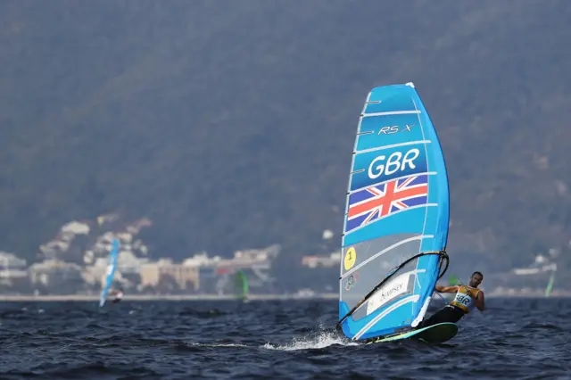 Nick Dempsey in action in Rio