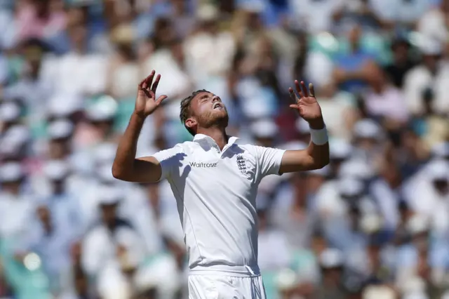 Stuart Broad of England