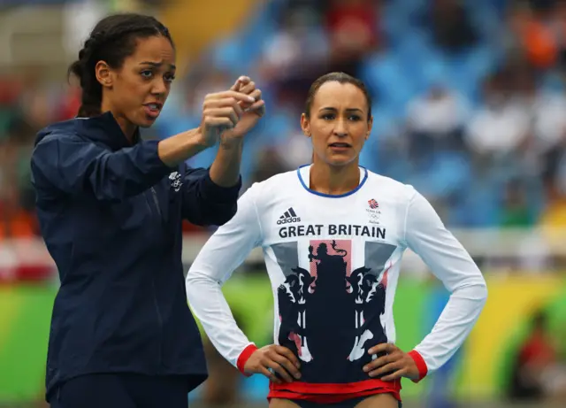 Katarina Johnson-Thompson and Jessica Ennis-Hill