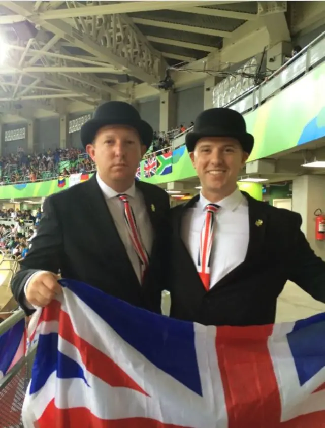 Great Britain fans in Rio