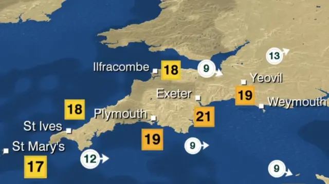 Weather graphic