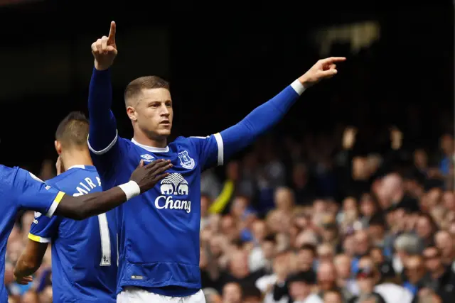 Ross Barkley celebrates