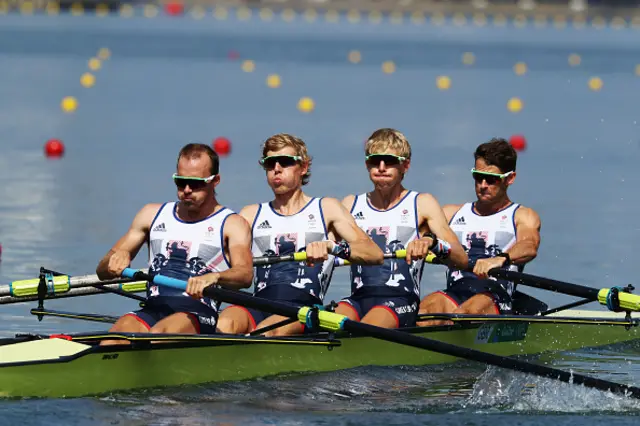 Team GB mens four rowing team in Rio