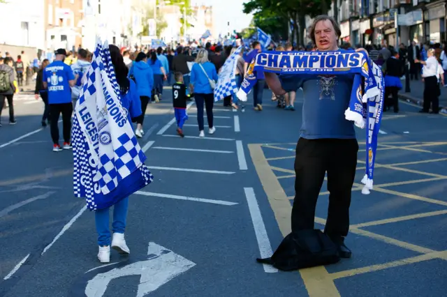 Leicester supporters