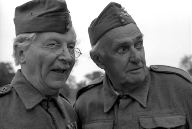 Corporal Jones and Private Frazer from Dad's Army