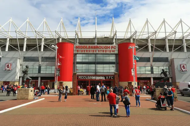 Middlesbrough's Riverside stadium