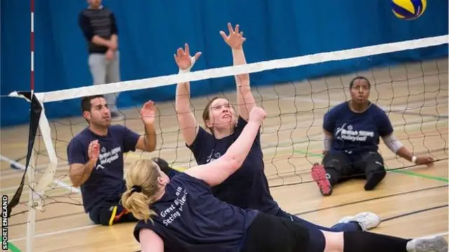 Sitting Volleyball