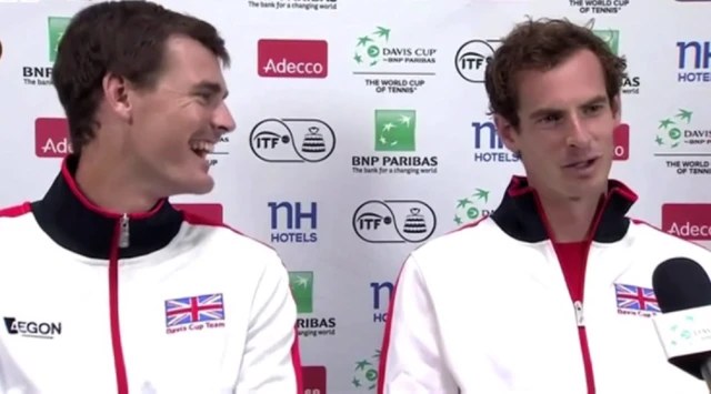 Andy and Jamie Murray