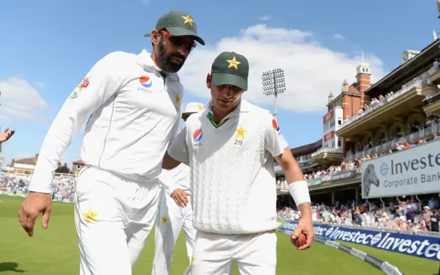 Misbah-ul-Haq and Yasir Shah