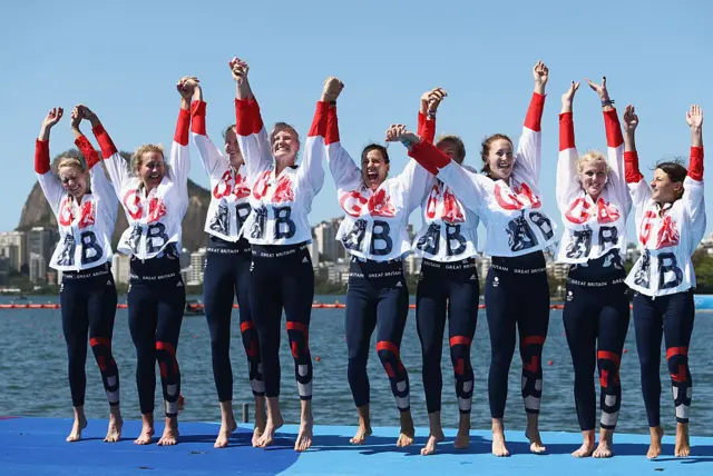 Rowing medals