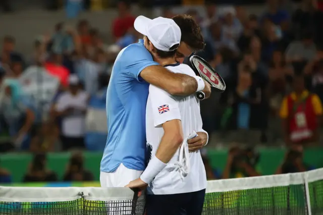 Juan Martin Del Potro and Andy Murray