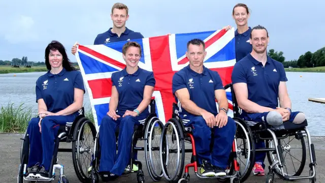 Paralympics GB canoists