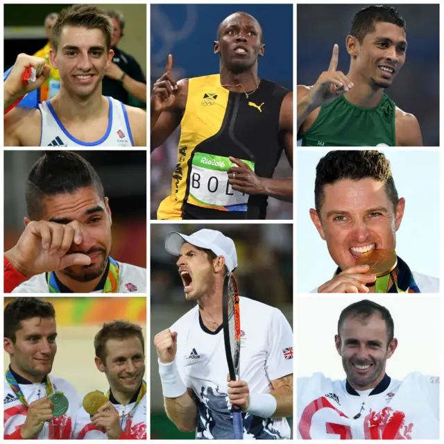 Medal winners at Rio 2016