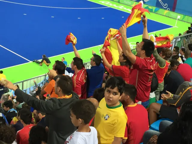 Spain celebrate