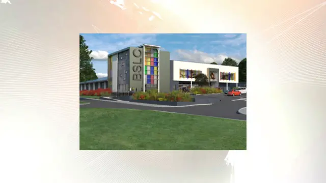 Artist impression of new leisure centre in Bromsgrove