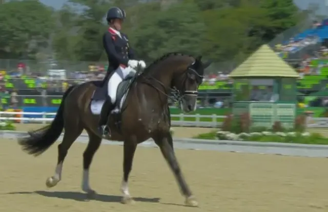 Charlotte Dujardin on Valegro