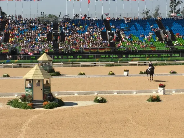 Dressage final entry