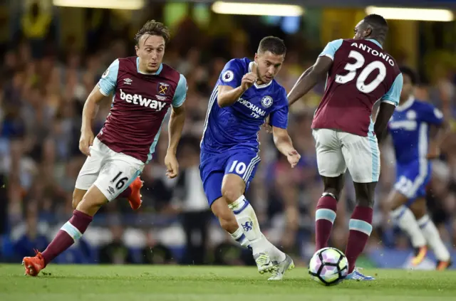 Mark Noble Eden Hazard