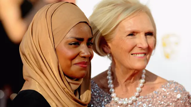 Nadiya Hussain with Mary Berry