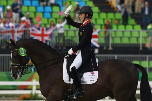 Charlotte Dujardin in dressage