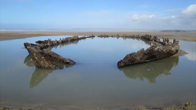 Weatward Ho! wreck. Pic: Historic England