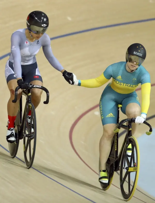 Lee Wai Sze and Anna Meares