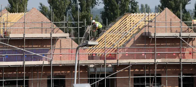 New homes under construction