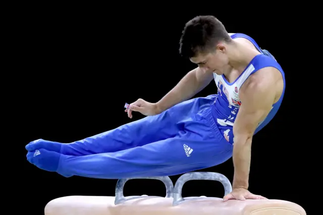 Max Whitlock on pommel