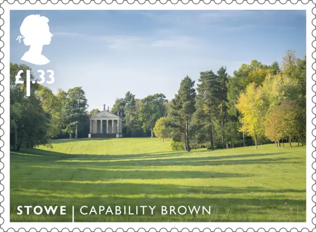 Stamp of Stowe in Buckinghamshire