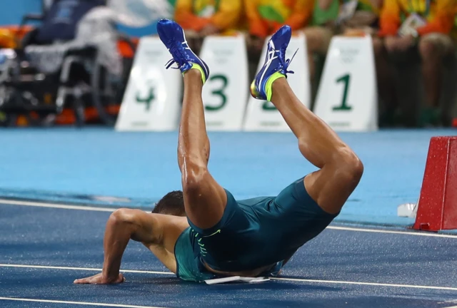 Drama in the 110m hurdles