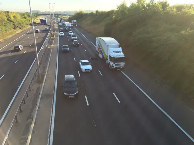 Broken down lorry