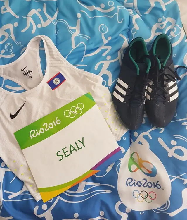 Katy Sealy's running paraphernalia