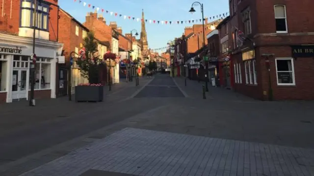 Part of Leek's "shared space" scheme