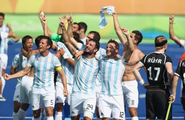 Argentina celebrate