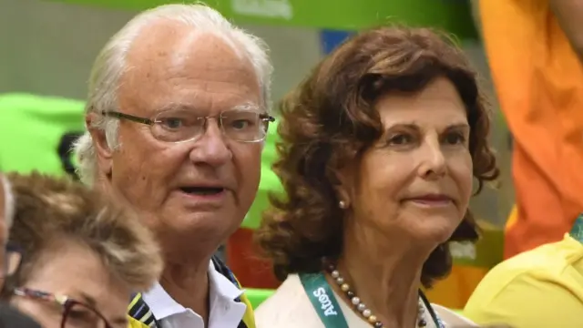 Carl XVI Gustaf of Sweden and Queen Silvia