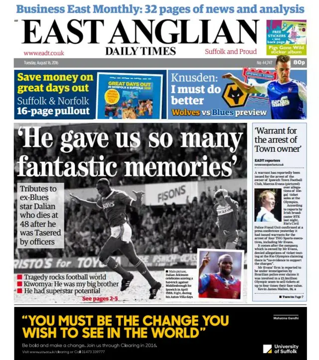 EADT front page