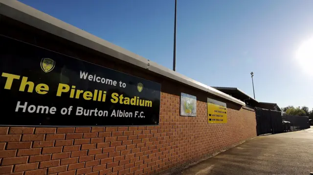 Burton Albion ground exterior