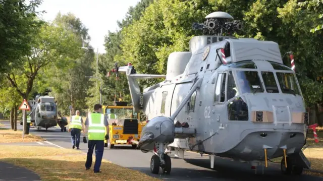 Sea King helicopters